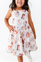 Cream Princess | Athletic Twirl Dress