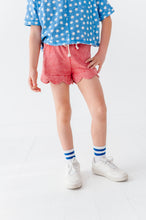 Load image into Gallery viewer, RED | Scallop Shorts