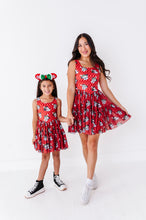 Load image into Gallery viewer, Minnie's Holly Check | ADULT Mesh Dress