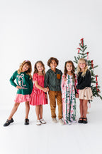 Santa's Pink Bow | Side Split Sweatshirt