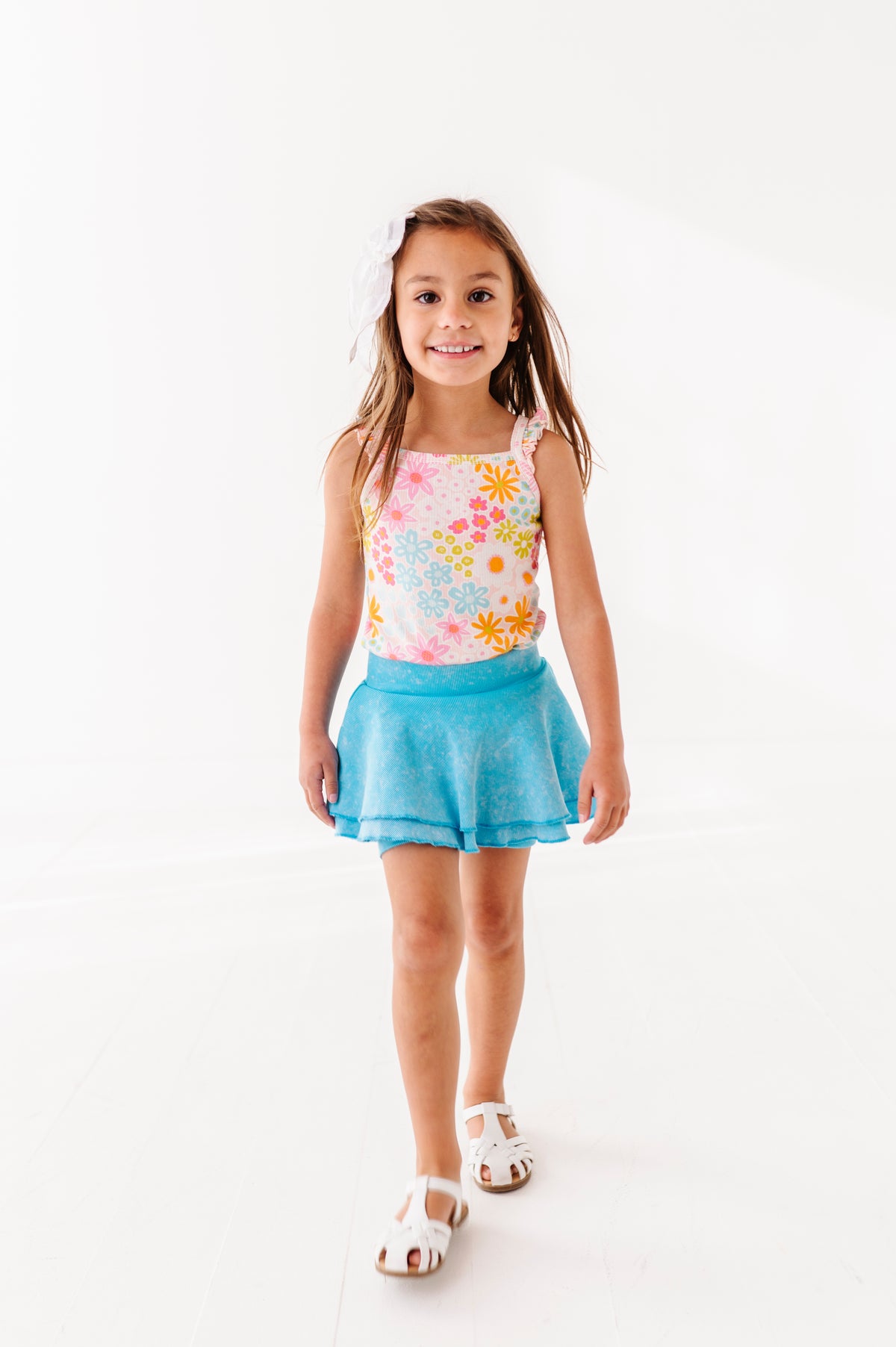 Summer Floral | Ribbed Tank
