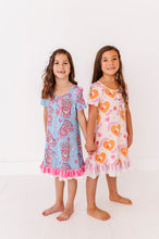 Load image into Gallery viewer, Heart Pop | Bamboo Nightgown (with shorts!)