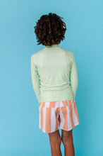 Load image into Gallery viewer, Lemon-Lime | ZIP RASH SHIRT