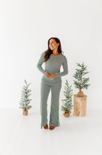 Load image into Gallery viewer, Green Stripes | Women’s PJ TOP