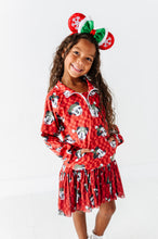 Load image into Gallery viewer, Minnie's Holly Check | KIDS 1/4th ZIP