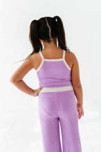 Load image into Gallery viewer, Pixie Purple | Tank + Wide Leg RIB Set
