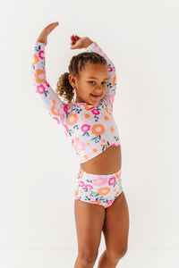 Poppy: Criss Cross Rashguard TWO-PIECE