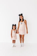 Load image into Gallery viewer, Pumpkin Bow TAN | (ADULT) Mesh DRESS