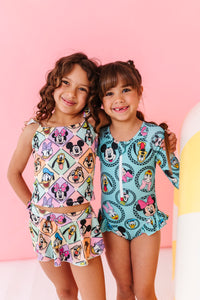 Vintage Magical Characters | 2-PIECE Skirted Swim