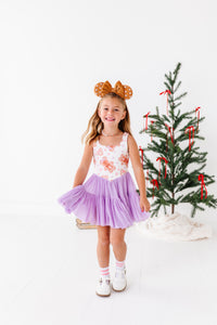 Lavender Gingerbread | (KIDS) Mesh DRESS