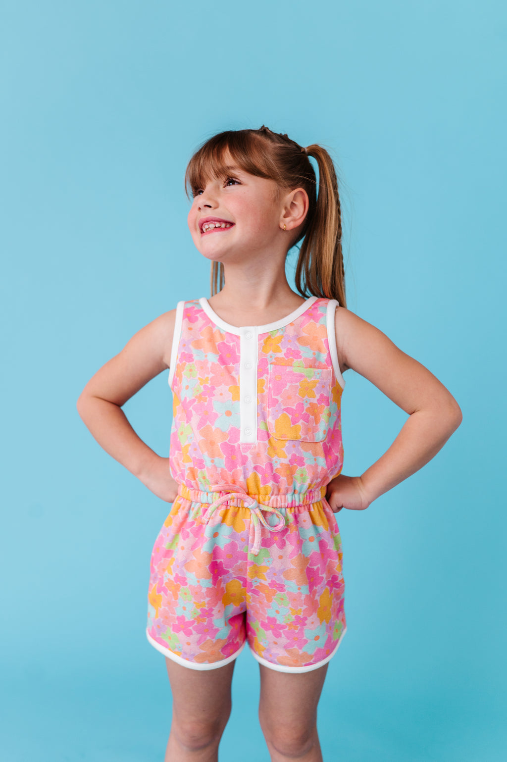 Tutti Fruitti Blossom | TERRY TANK ROMPER