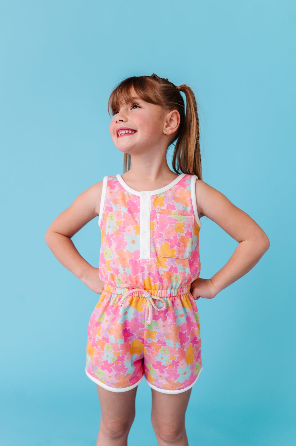 Tutti Fruitti Blossom | TERRY TANK ROMPER