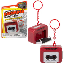 Load image into Gallery viewer, Cassette Tape Recorder Keychain