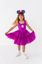 Ana (KIDS) | Raspberry Mesh DRESS