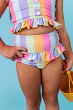 Load image into Gallery viewer, Sherbert Stripes |  BUTTON FRONT 2-PIECE