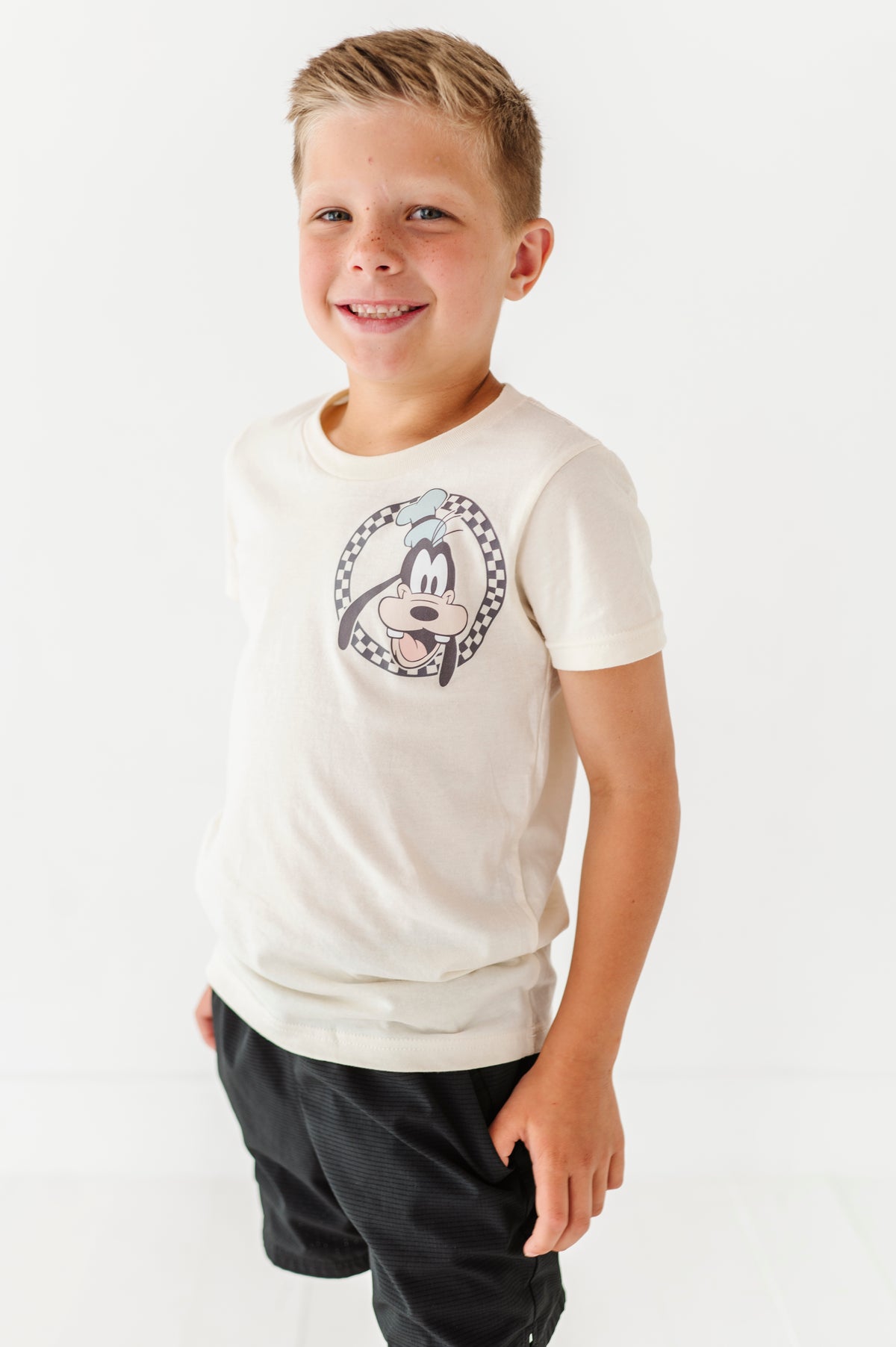 Goofy Circle | KIDS CREAM TEE