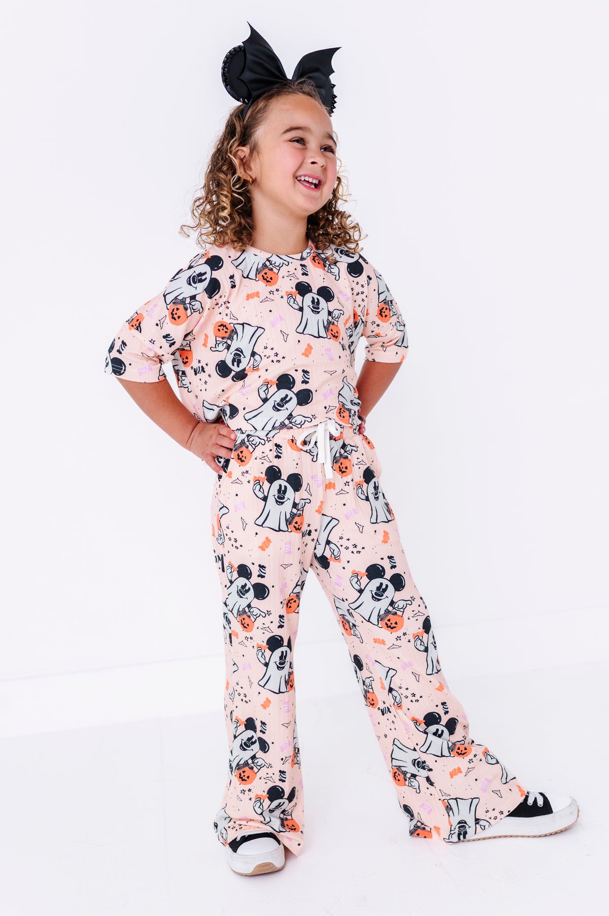 Trick-or-Treat Mickey Ghost | RIB PANT SET