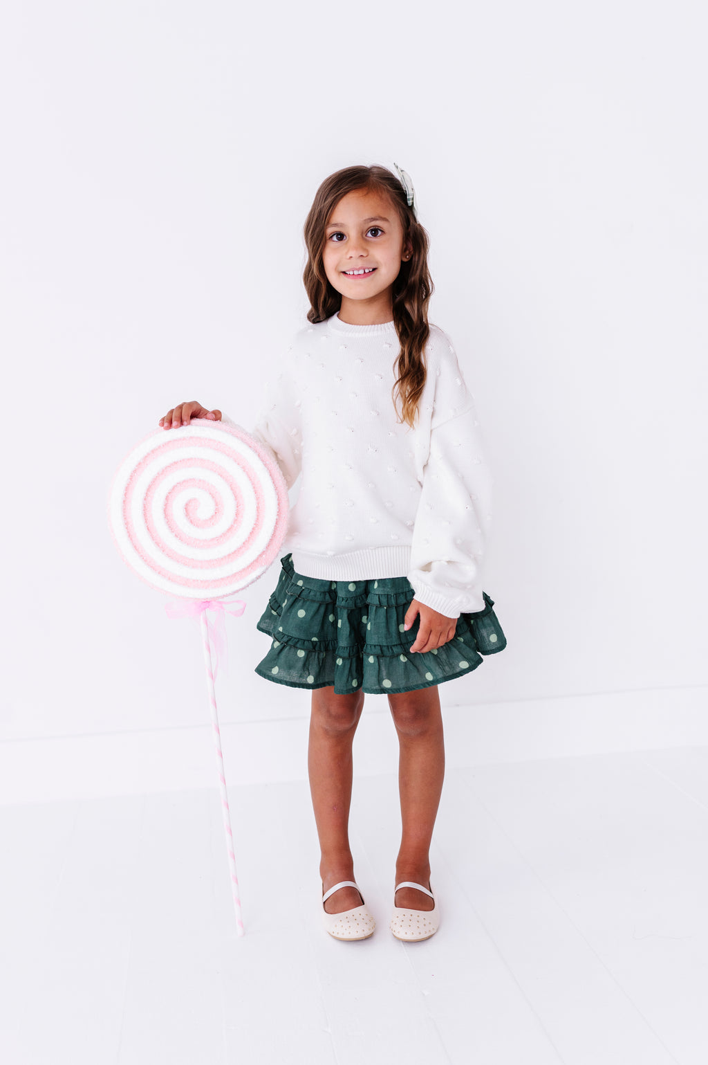 Ivory Bobble | Knit Sweater