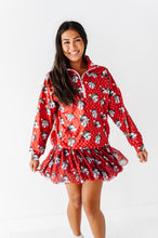 Load image into Gallery viewer, Minnie's Holly Check | ADULT 1/4th ZIP