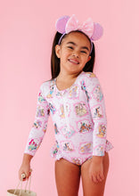 Load image into Gallery viewer, Princess + Pets | ONE-PIECE Rashguard Suit