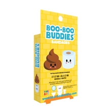 Load image into Gallery viewer, Kids Bandages | Toilet Paper + Poop (24 Count, Latex-Free)