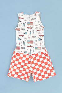 Red Check | BOYS Shorts