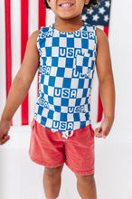 Load image into Gallery viewer, Checkered USA | BOYS TANK