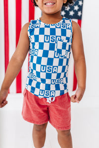 Checkered USA | BOYS TANK