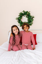 Load image into Gallery viewer, Red Stripes | GIRLS WIDE-LEG SET