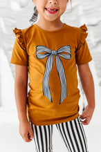 Load image into Gallery viewer, Striped Bow| TEE