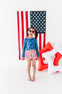 Stars + Stripes | Skirted Rashguard TWO-PIECE
