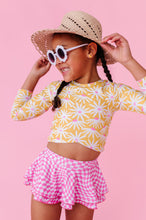Load image into Gallery viewer, Happy Daisy | RASHGUARD SKIRTED 2-PIECE