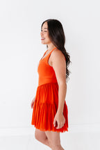 Moana (ADULT) | Burnt Orange Mesh DRESS