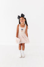 Load image into Gallery viewer, Pumpkin Bow TAN | (KIDS) Mesh DRESS