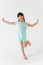 Load image into Gallery viewer, Ocean | Mini Dress + Biker Shorts RIB Set