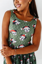 Load image into Gallery viewer, Mickey's Evergreen Check | ADULT Mesh Dress