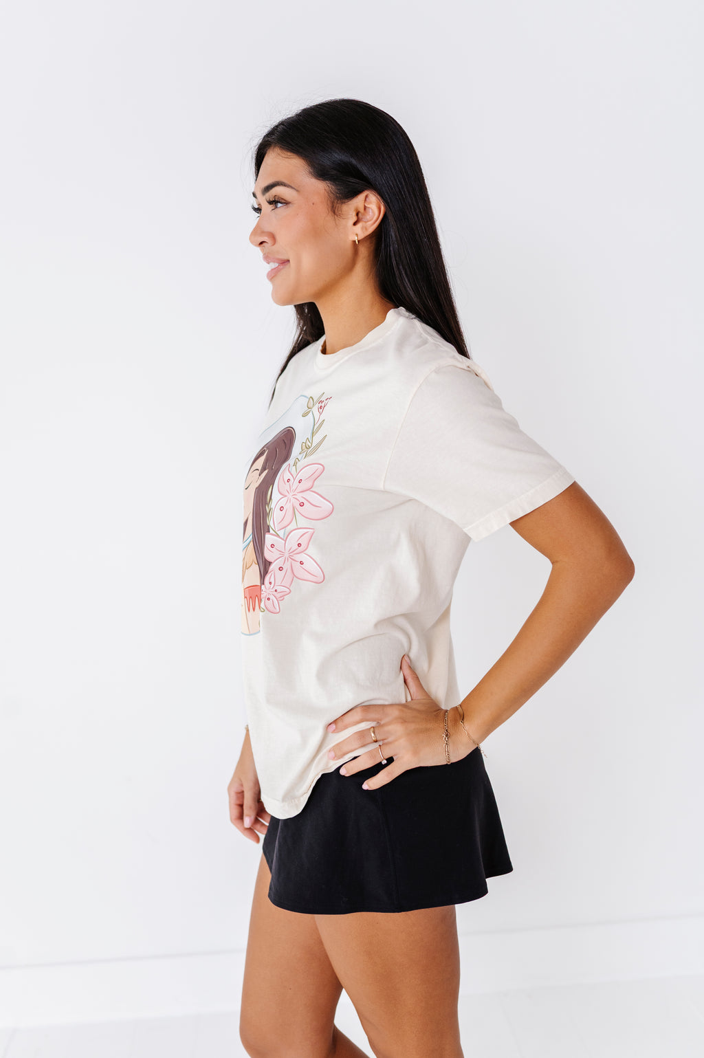 Pocahontas | ADULT tee (CROP + FULL LENGTH HERE)