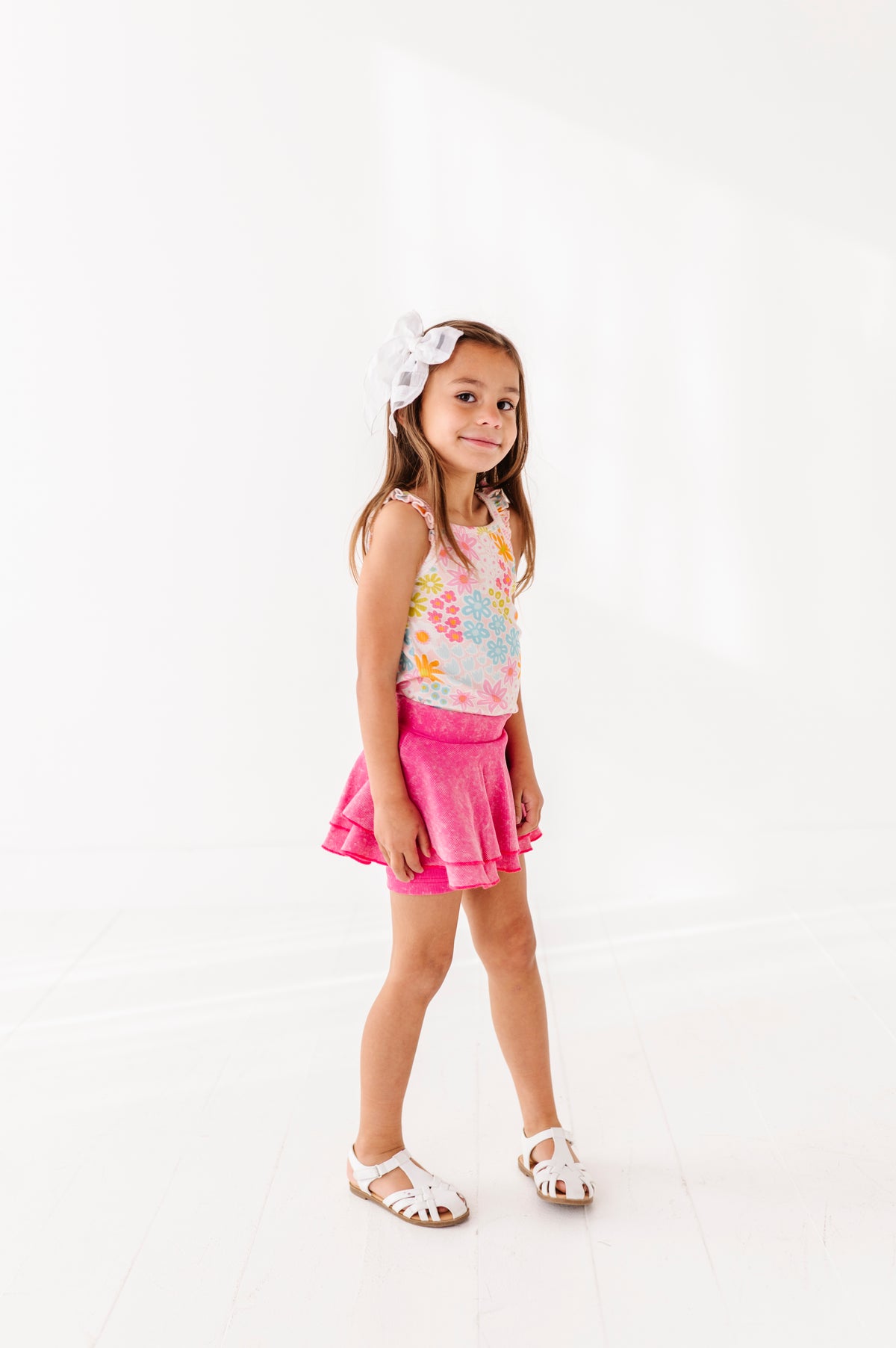 Summer Floral | Ribbed Tank