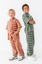 Load image into Gallery viewer, Olivine Stripes | Hoodie + Jogger SET