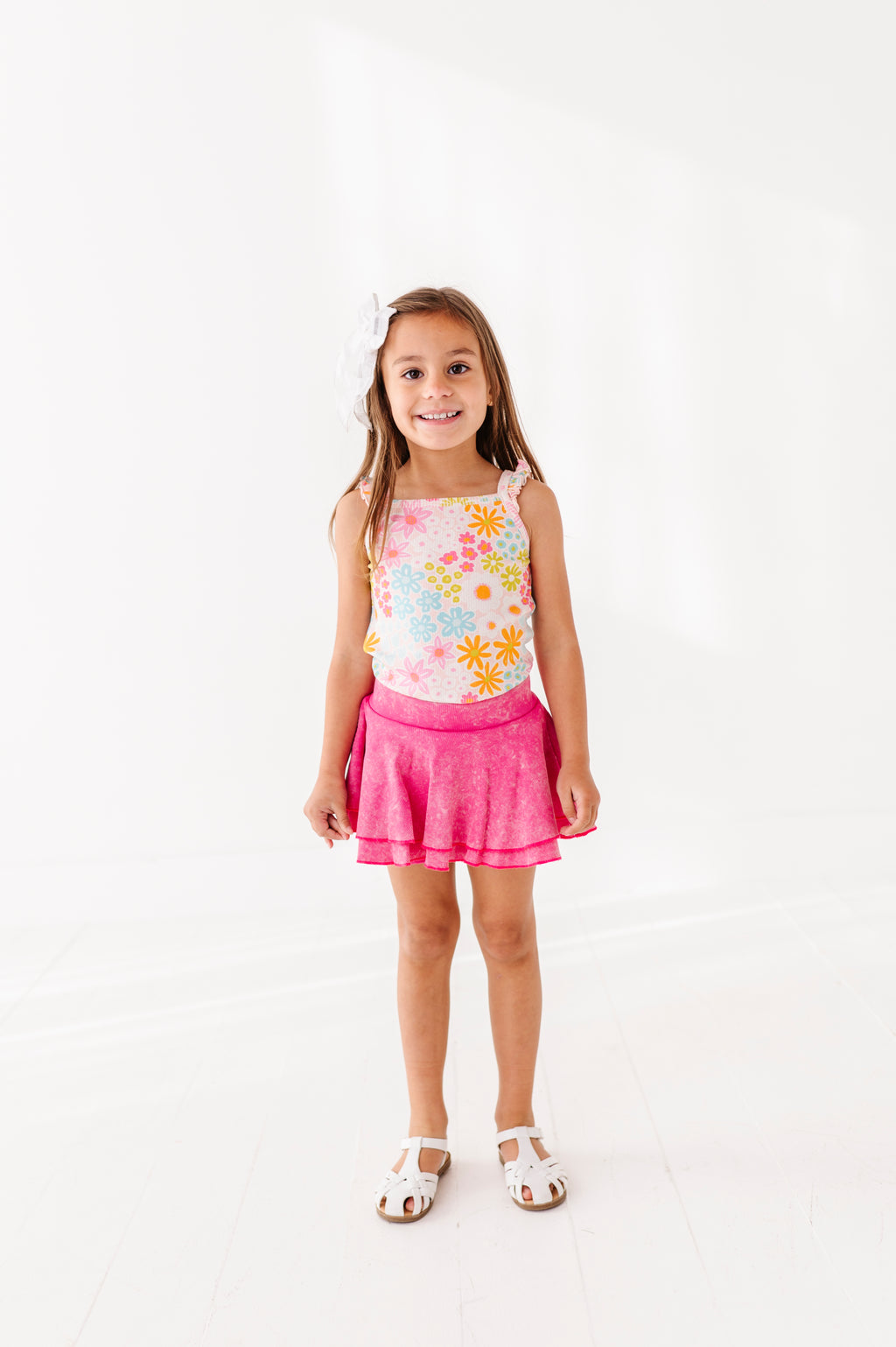 Summer Floral | Ribbed Tank