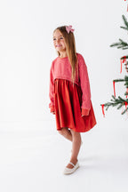 Sugarplum Bows | Poplin Dress