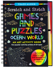 Load image into Gallery viewer, Scratch &amp; Sketch: Games &amp; Puzzles Ocean World
