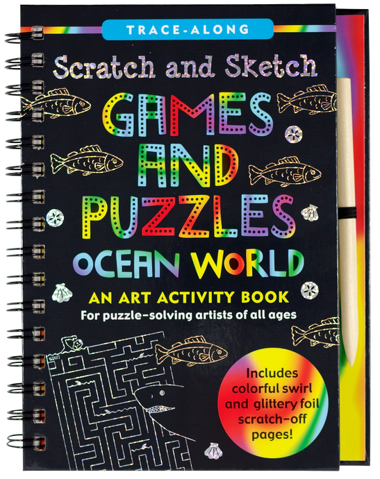 Scratch & Sketch: Games & Puzzles Ocean World