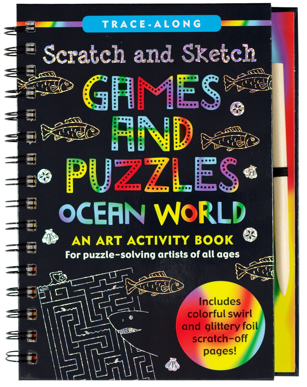 Scratch & Sketch: Games & Puzzles Ocean World