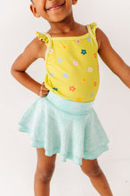 Load image into Gallery viewer, Lemon-Lime Floral | Ribbed Tank
