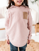 Load image into Gallery viewer, Blush Striped Hoodie