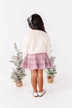 Tinsel Mauve | 3-Tiered Skort