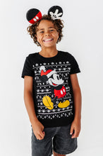 Load image into Gallery viewer, Sweater Print Mickey | KIDS BLACK TEE