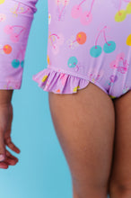 Load image into Gallery viewer, Cherry Crush | RASHGUARD ONE-PIECE
