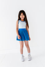 Load image into Gallery viewer, Blue Petite Floral | Retro Tank SET
